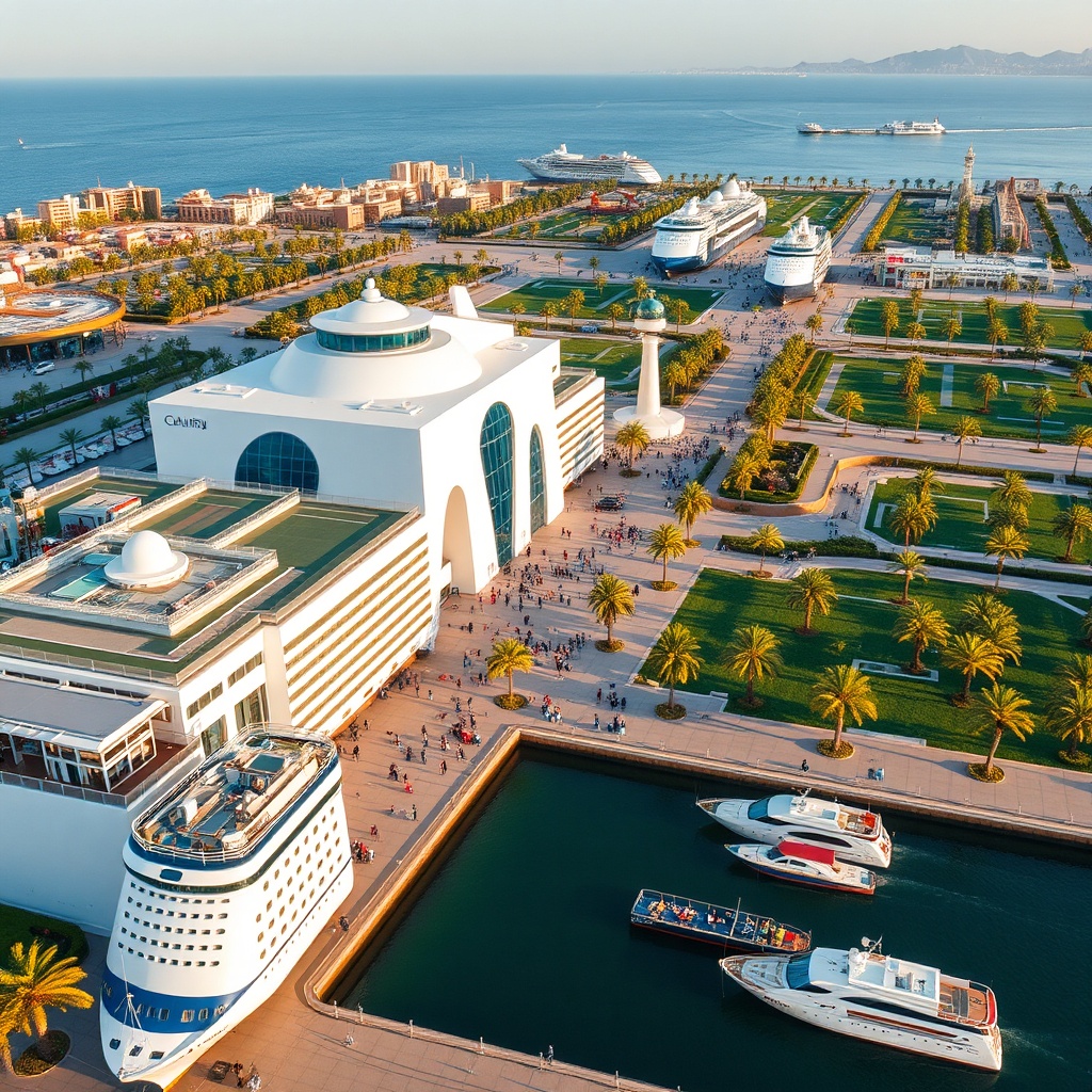 Experience the future of cruise travel in Casablanca with our modernized cruise terminal, offering seamless shore excursions and efficient services for a hassle-free journey
